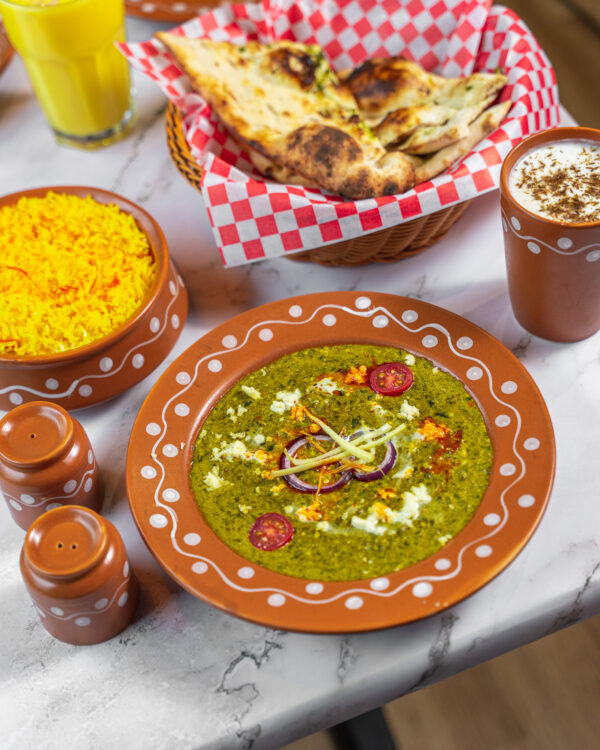 Palak Paneer at Dhaba on the Falls