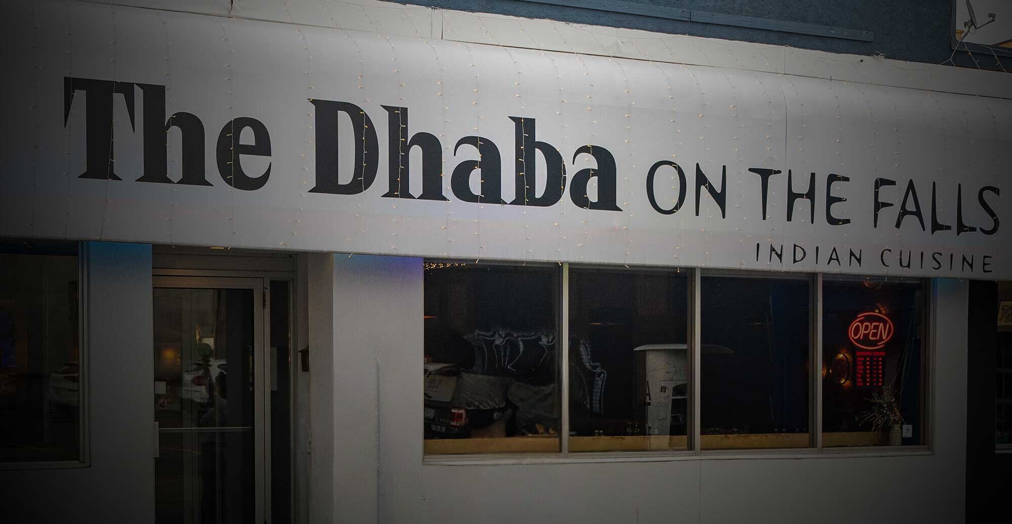 Dhaba on the falls outside view